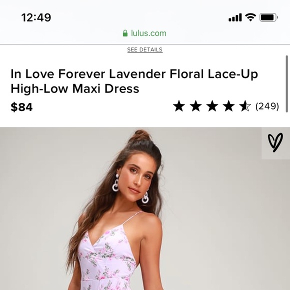 Floral Maxi Dress - Picture 3 of 3